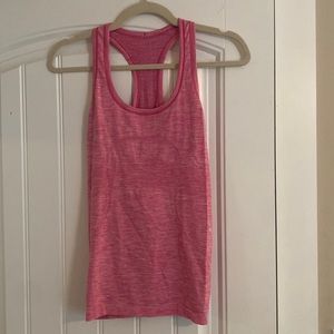 Pink Lululemon Workout Top